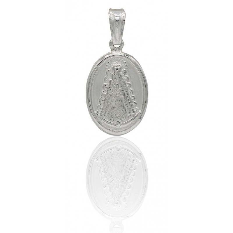 Medalla Virgen del Rocío plata de ley