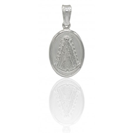 Medalla Virgen del Rocío plata de ley