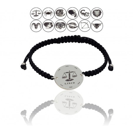 Pulsera horóscopos plata de ley