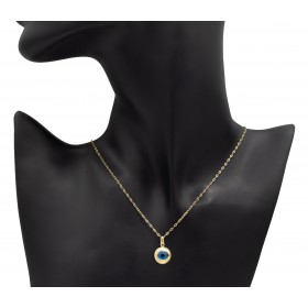 Colgante ojo turco oro 18 kilates