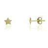 Pendientes estrella plata de ley