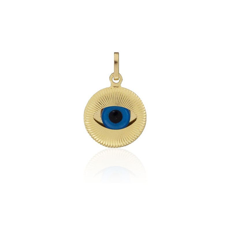 Colgante ojo turco oro 18 kilates