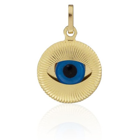 Colgante ojo turco oro 18 quilates