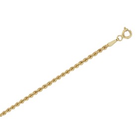 Cordón salomónico oro 18 quilates