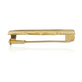 Alfiler rectangular oro 18 quilates