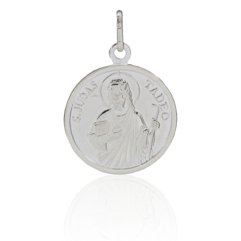 Medalla San Judas Tadeo plata de ley