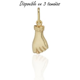 Colgante puño de higa oro...