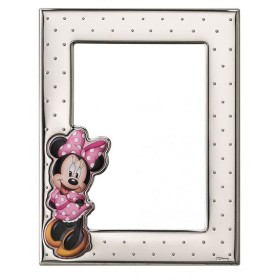 Portafotos infantil Minnie/Mickey plata