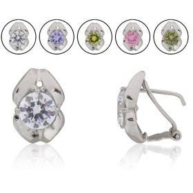 Pendientes circonita...