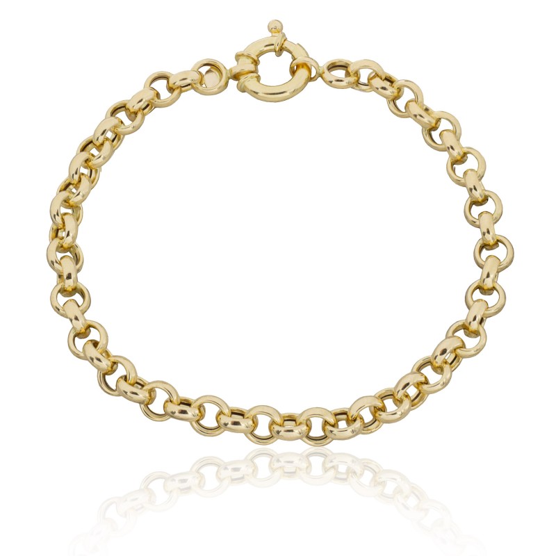 Pulsera rolo oro 18 quilates