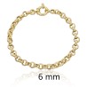 Pulsera rolo oro 18 quilates