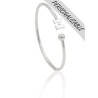 Pulsera inicial personalizable plata de ley