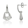 Pendientes largos diseño plata de ley