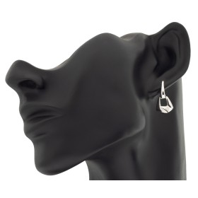 Pendientes largos diseño plata de ley