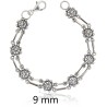 Pulsera charro plata de ley