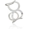 Brazalete aros plata de ley