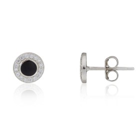 Pendientes ónix plata de ley