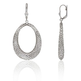 Pendientes largos oval...