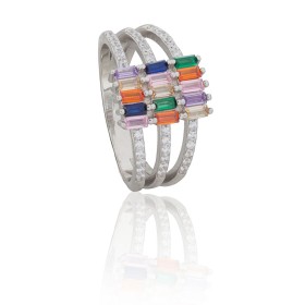Anillo triple con...