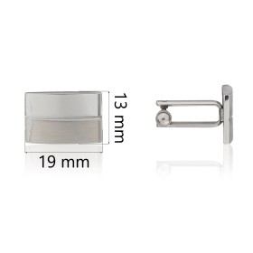 Gemelos doble banda acero