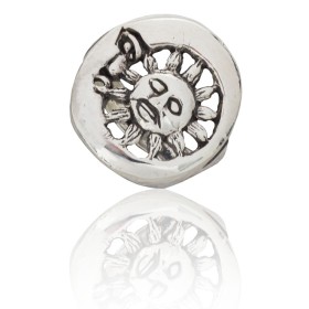 Anillo sol y luna plata de ley