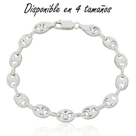 Pulsera calabrote plata de ley