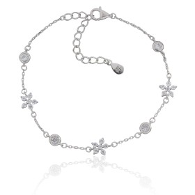 Pulsera con chatones y...