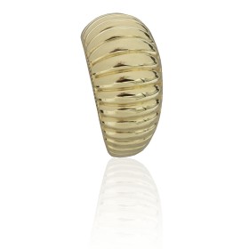 Anillo con formas onduladas oro 18 quilates