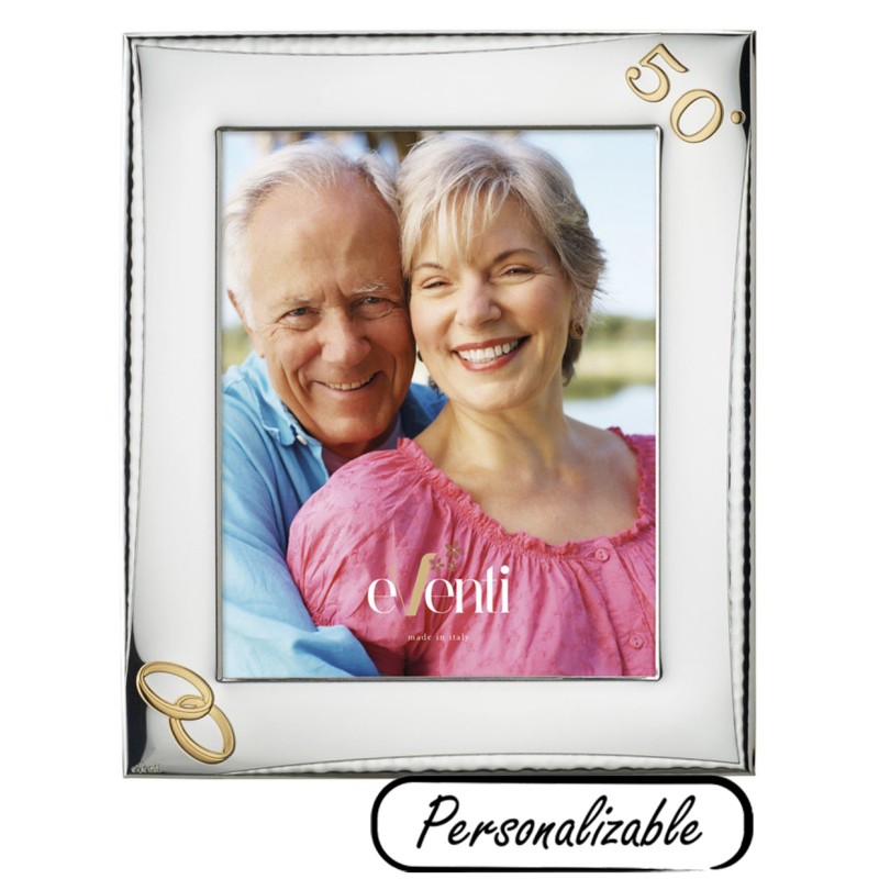 Portafotos 50º aniversario plata