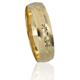 Alianza tallada oro 18...