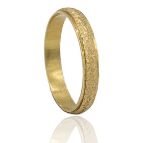 Alianza banda tallada oro...