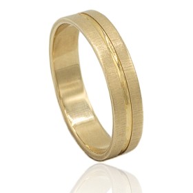 Alianza satinada oro 18...