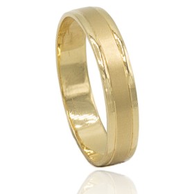 Alianza satinada oro 18...