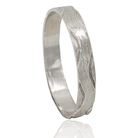 Alianza ondas oro blanco 18...