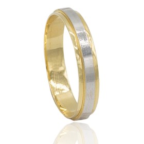 Alianza banda bicolor oro...