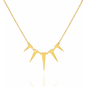 Gargantilla pinchos plata...