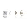 Pendientes Beckam plata de ley
