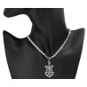 Cruz marinera con cristo plata de ley