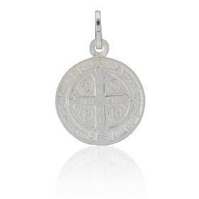 Medalla San Benito plata de ley