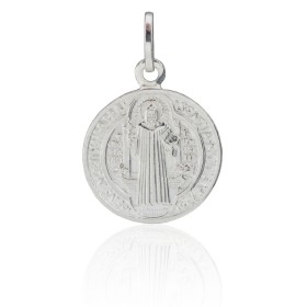 Medalla San Benito plata de ley