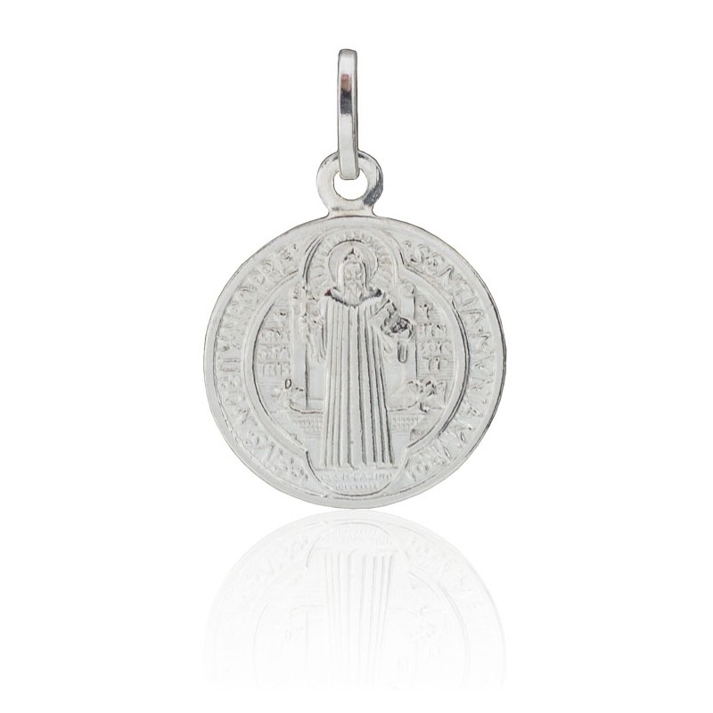 Medalla San Benito plata de ley