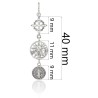 Colgante triple protección plata de ley