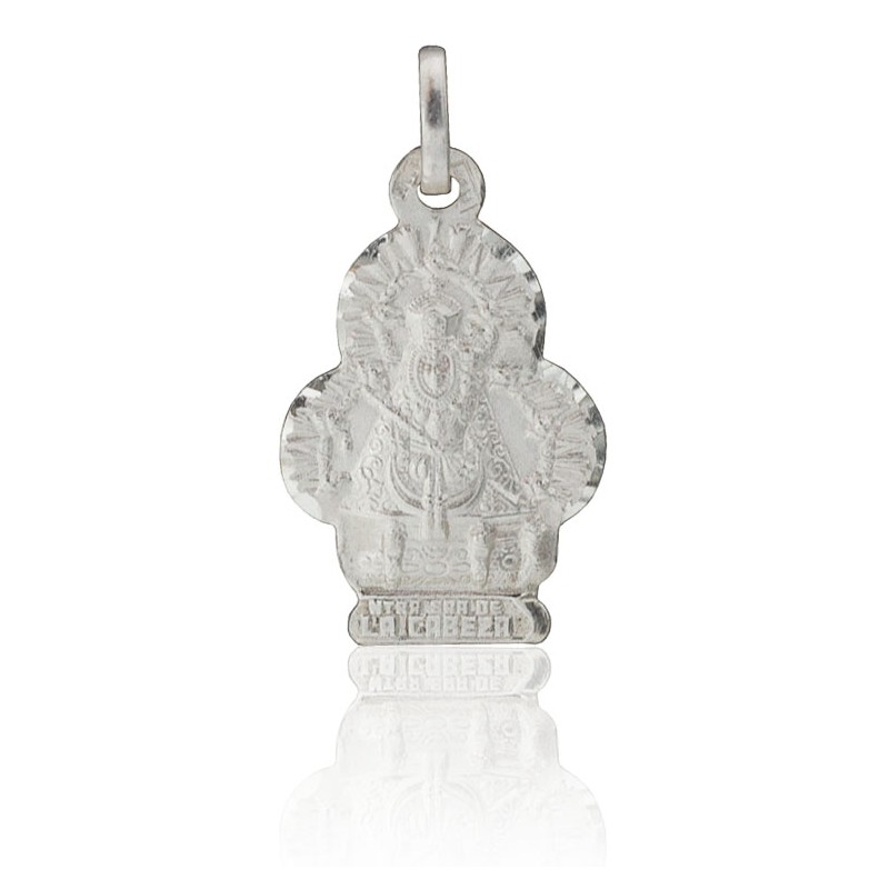 Medalla virgen de la cabeza plata de ley