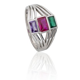 Anillo piedras boceladas...